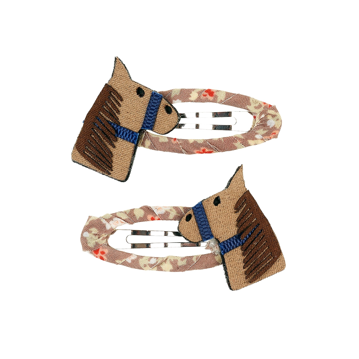 Vlásenky s motívom koníkov - 2 ks