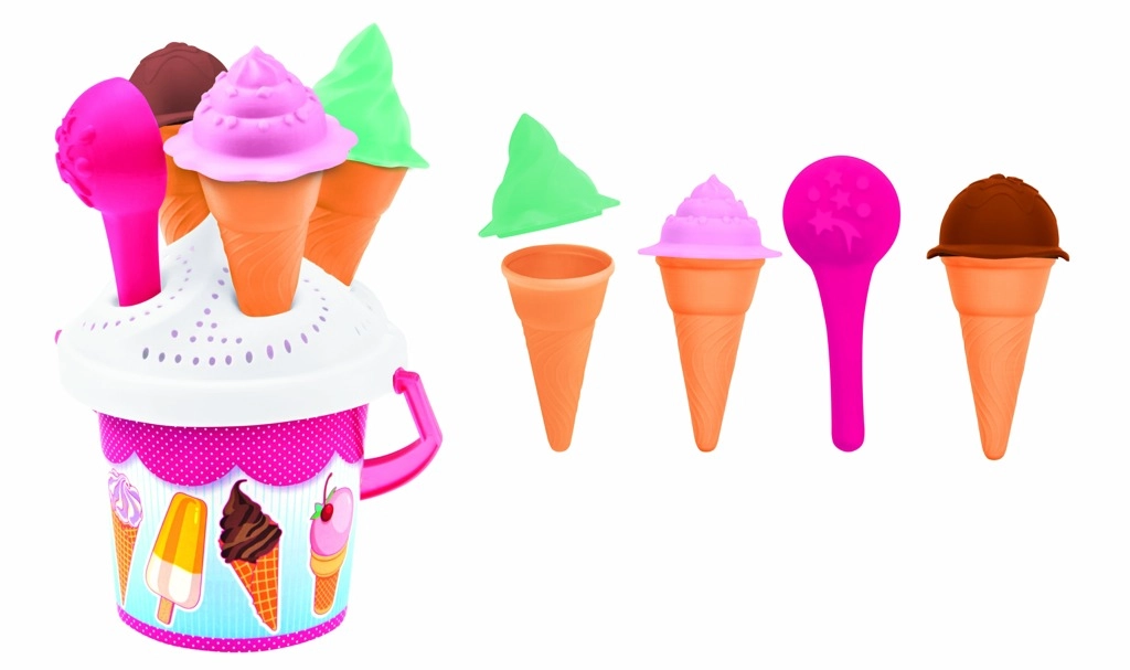 Mochtoys Vedierko na zmrzlinu na pieskovisko Vedierko na piesok