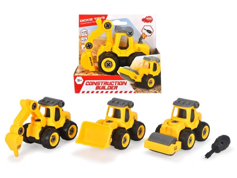 E-shop Dickie Gradbeni avto 12,5 cm - mešanica različic ali barv - VÝPREDAJ