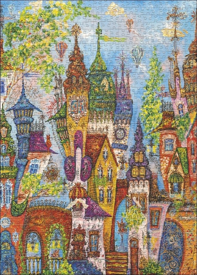 E-shop HEYE Charming Village: Červené oblouky 1000 dielov