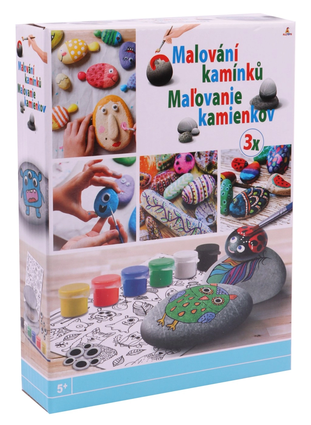 E-shop Alltoys 400203 Maľovanie na kamene so samolepkami