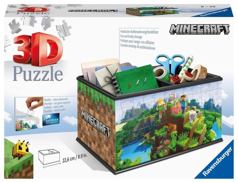 E-shop RAVENSBURGER 3D puzzle úložný box: Minecraft 216 ks