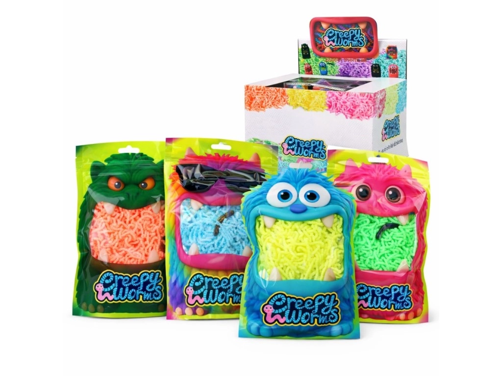 E-shop Svieťiace červy v sáčku 18 × 13 cm