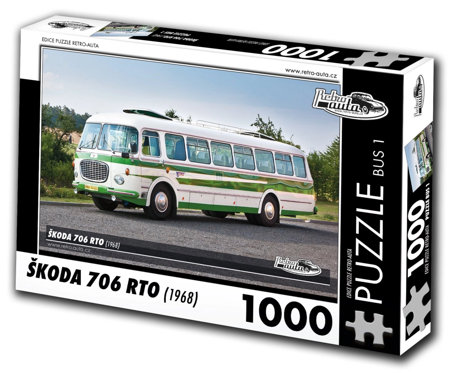 E-shop Retro-auta BUS č. 1 ŠKODA 706 RTO 1968 1000 dielov