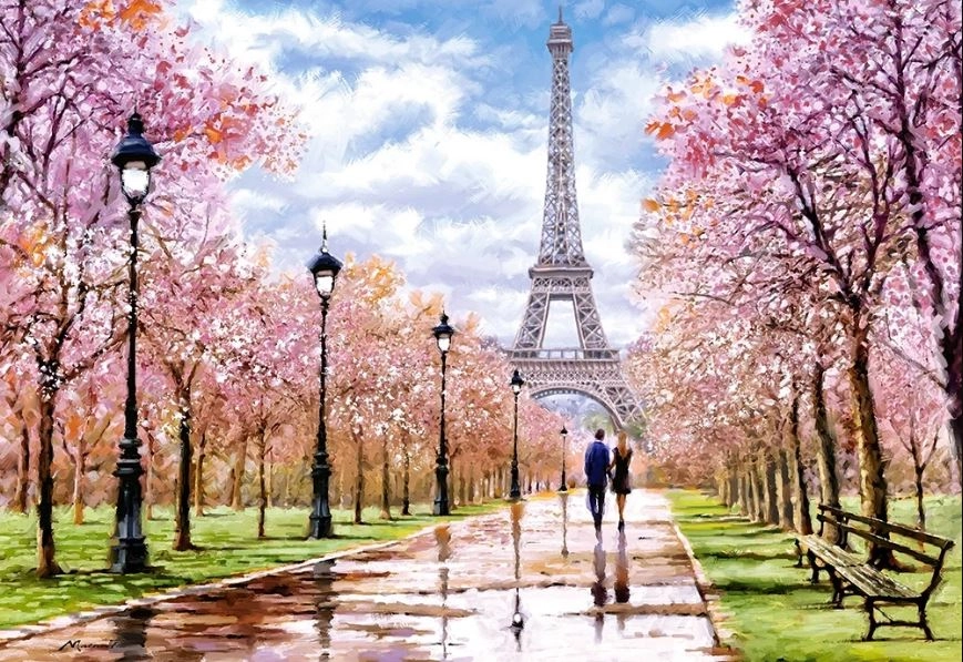 E-shop Castorland Romantic Walk in Paris 1000 dielov