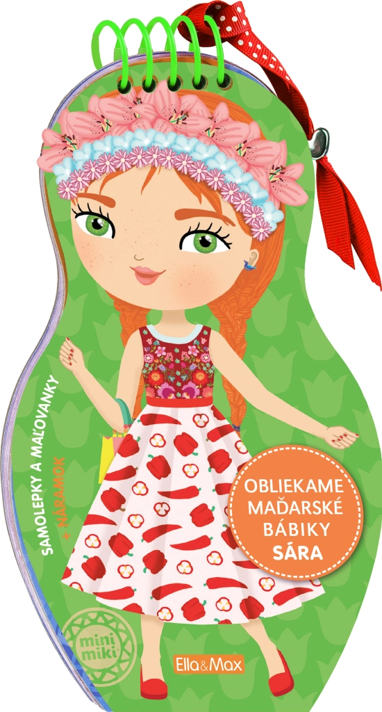 E-shop Kreatívne maľovanky Obliekame maďarské bábiky Sára