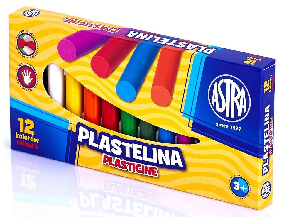 E-shop ASTRA plastelína sada 12 farieb 12×13 g