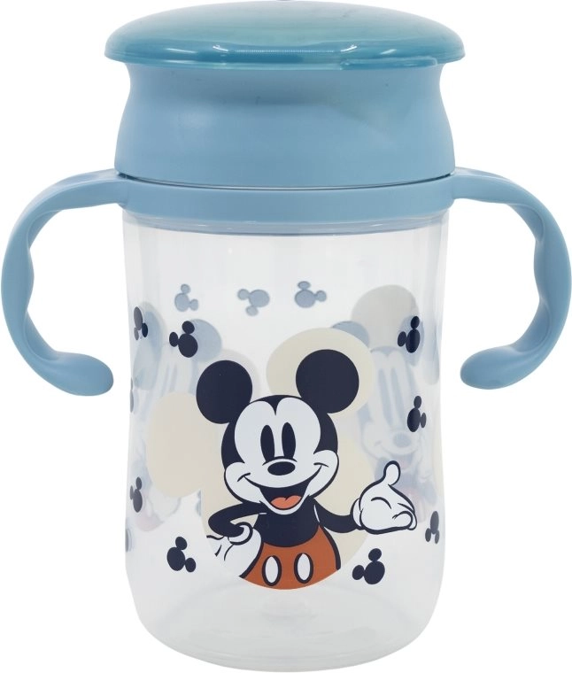 Stor detský trénovací hrnček 395 ml Mickey Mouse 13304