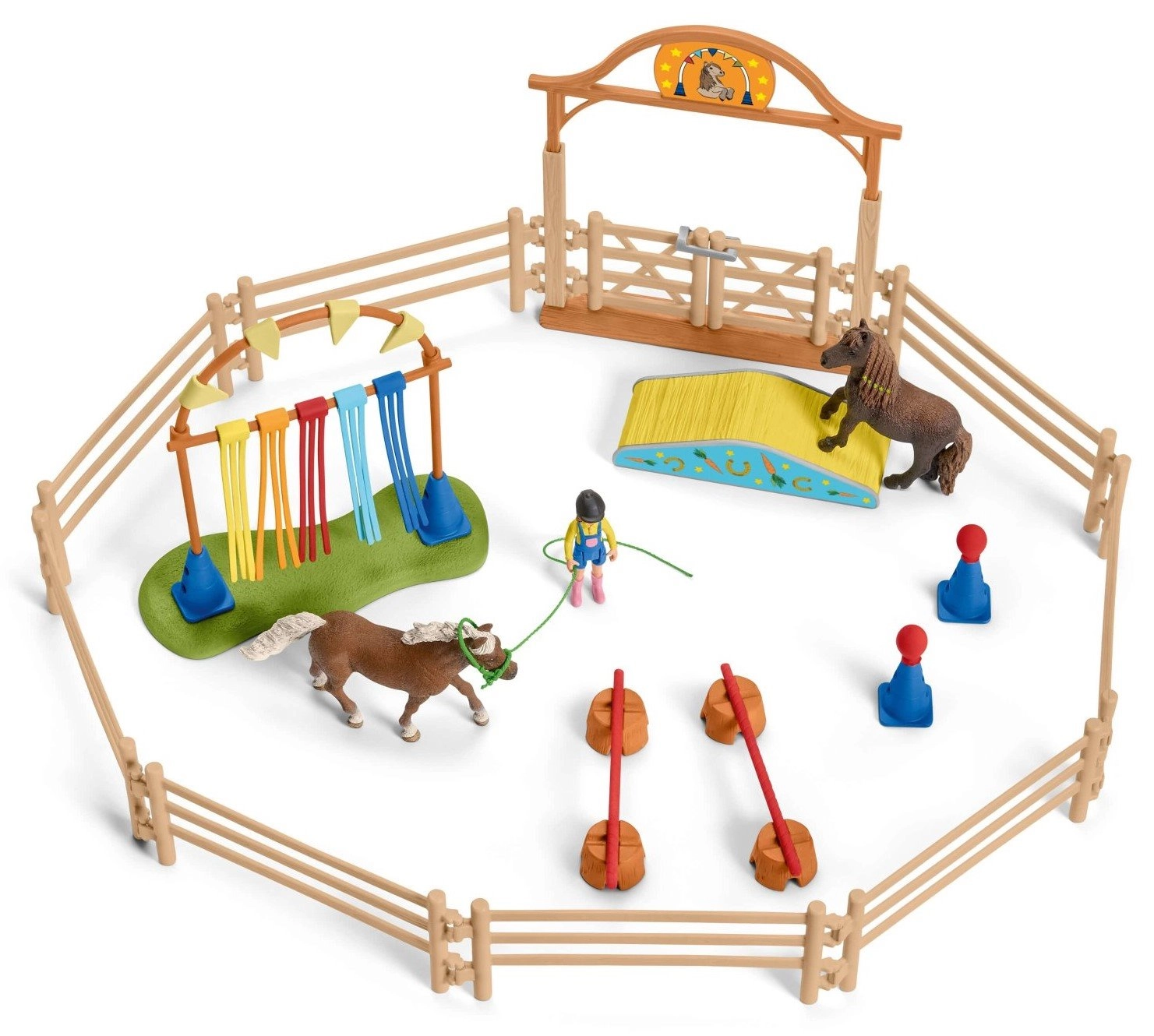 E-shop SCHLEICH Farm World® 42481 Tréning agility pre pony