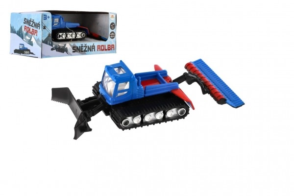 E-shop Teddies Snežná rolba kovová 12 cm