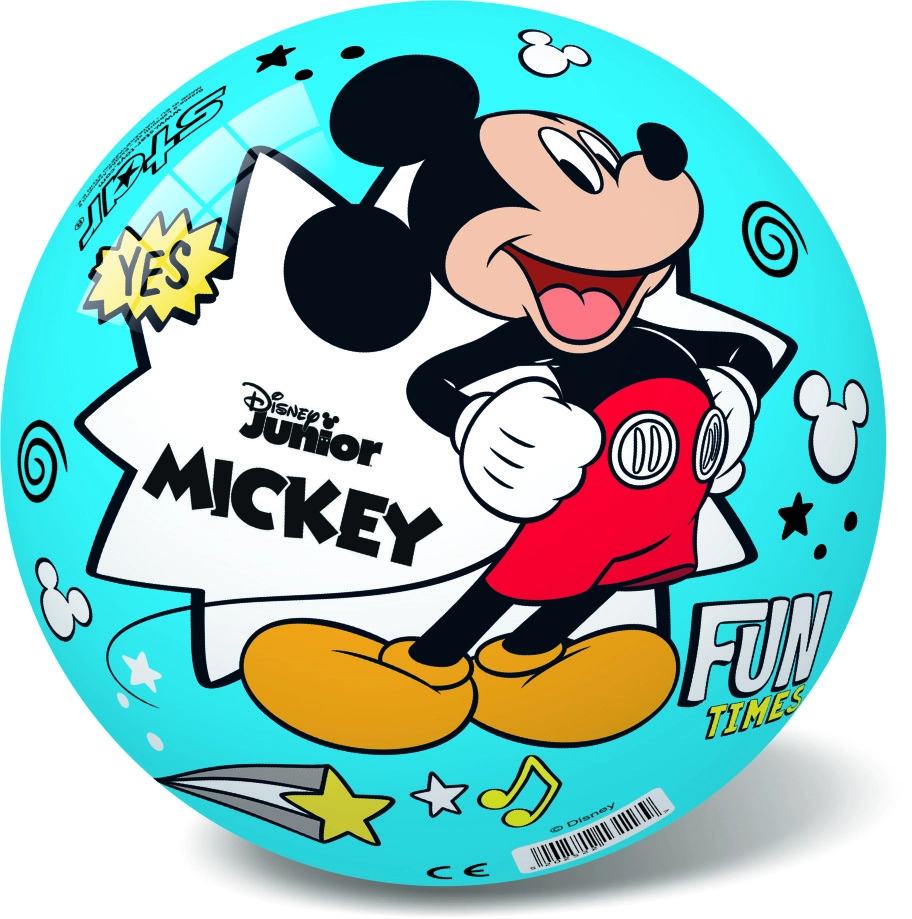 E-shop Lopta Disney Mickey červená/modrá 14 cm