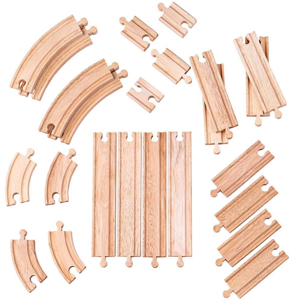 E-shop koľaje Bigjigs Set 24 dielov