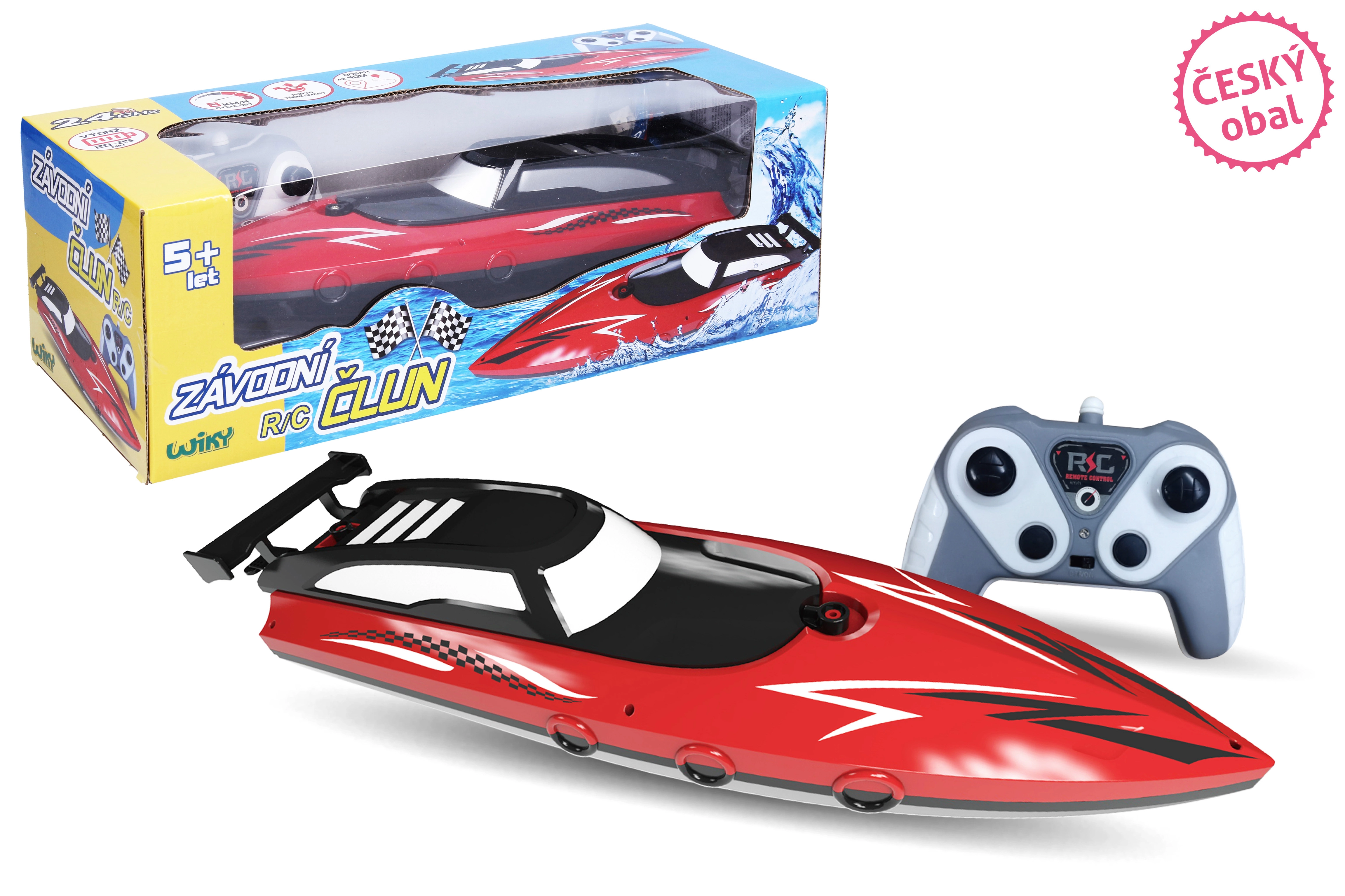 E-shop RC pretekársky čln 33 cm so slovenským obalom