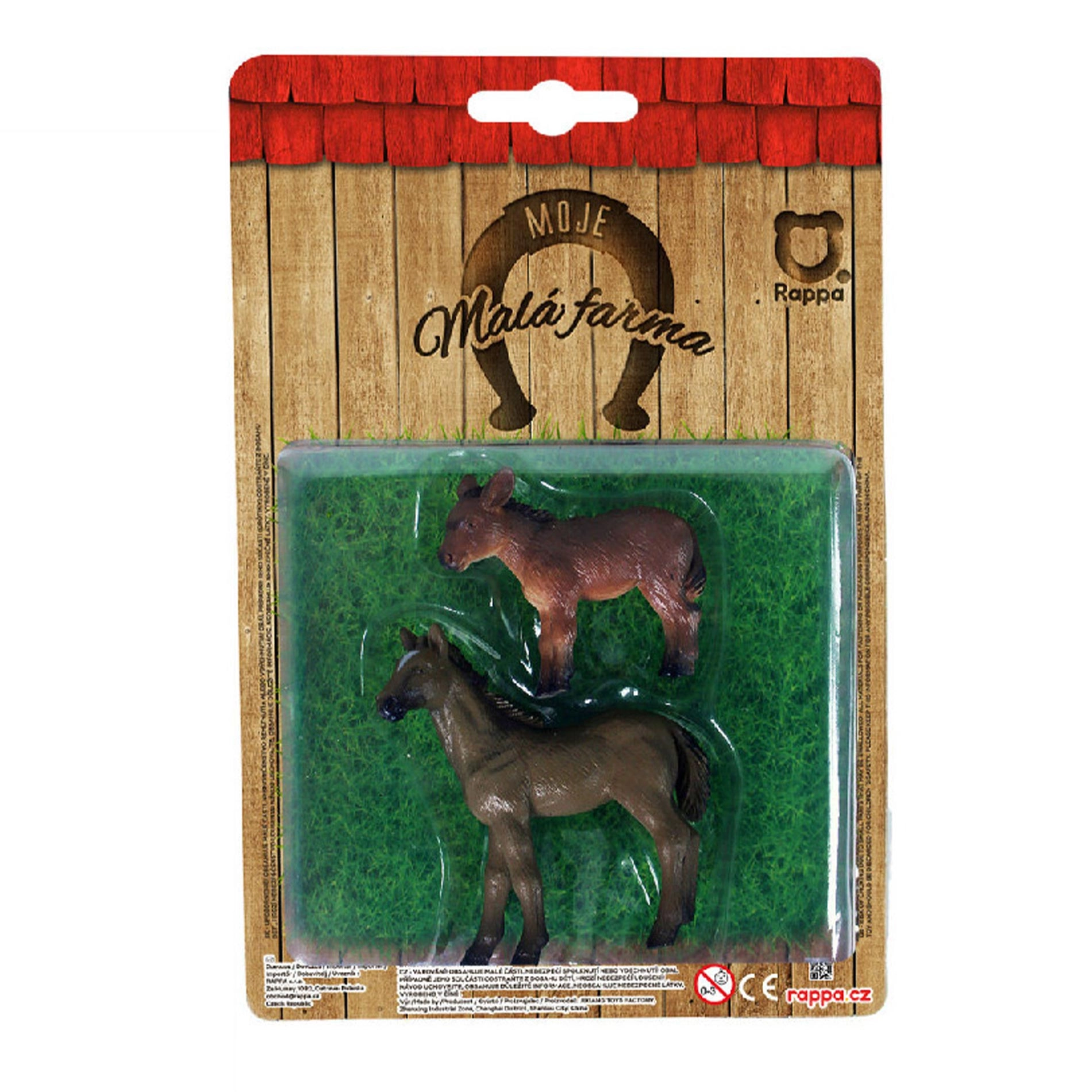 Rappa Zvířata na farmě 2 v 1 koně