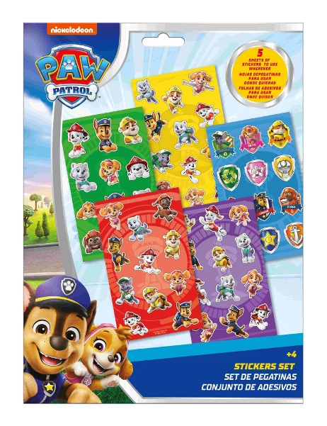 Nálepky PAW PATROL – sada 92 ks