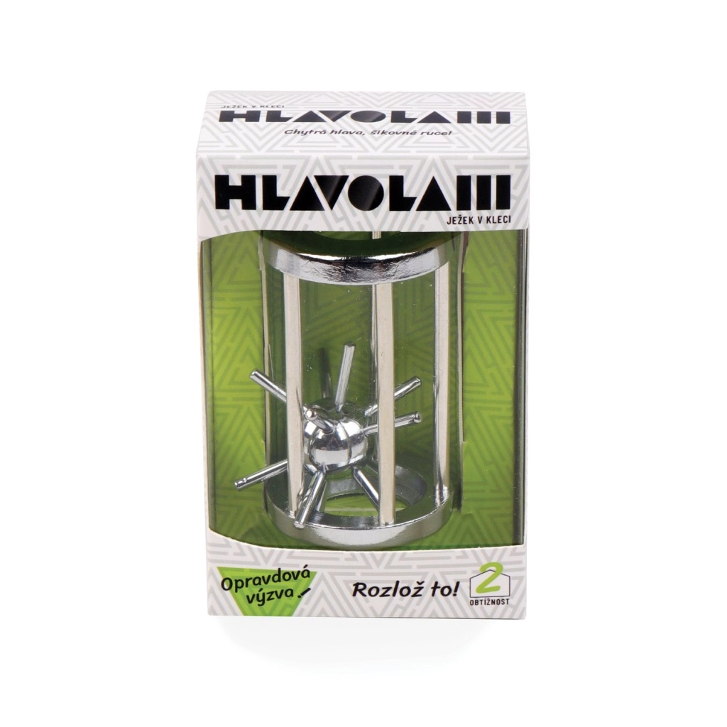 E-shop Kovový hlavolam Ježko v klietke