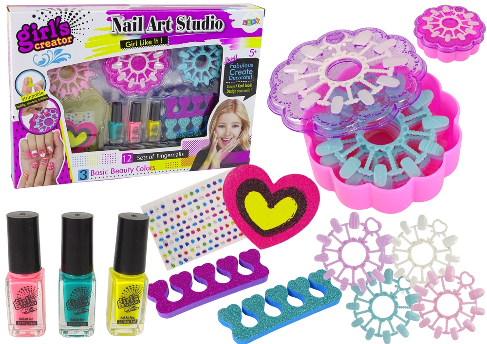 E-shop Lean Toys Kozmetická sada na úpravu nechtov