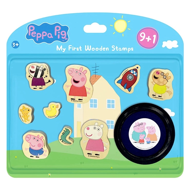 moje prvé pečiatky - peppa pig