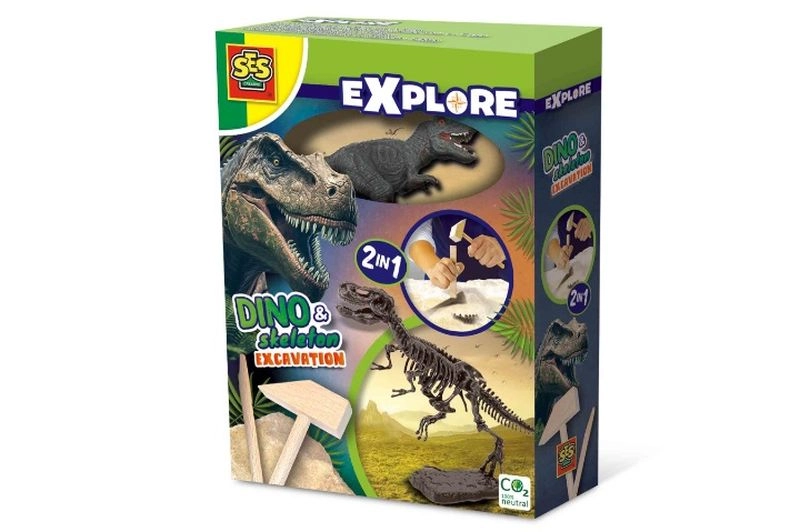SES Creative Explore 2v1 vykopávky dinosauřích fosílií T-Rex