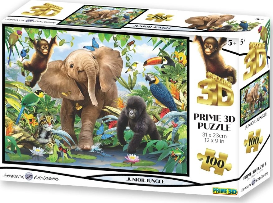 E-shop PRIME 3D Puzzle Džungľa 3D 100 dielikov