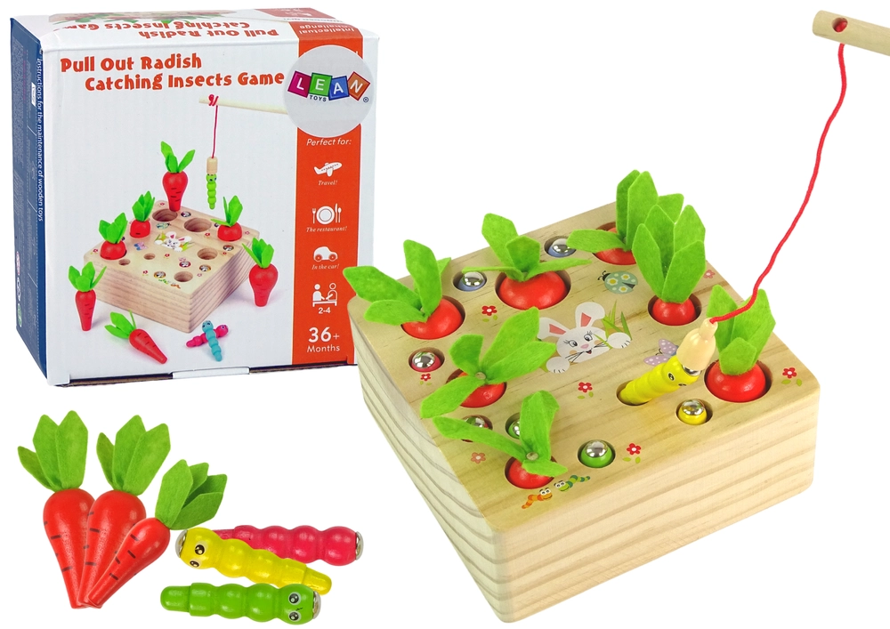E-shop Lean Toys hra s magnetom na tyč dážďovky