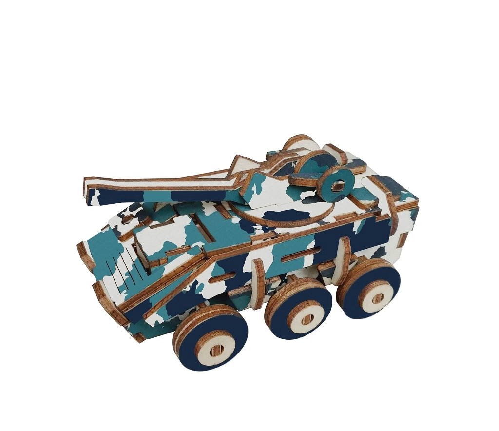 E-shop Drevené 3D puzzle Obrnené vozidlo
