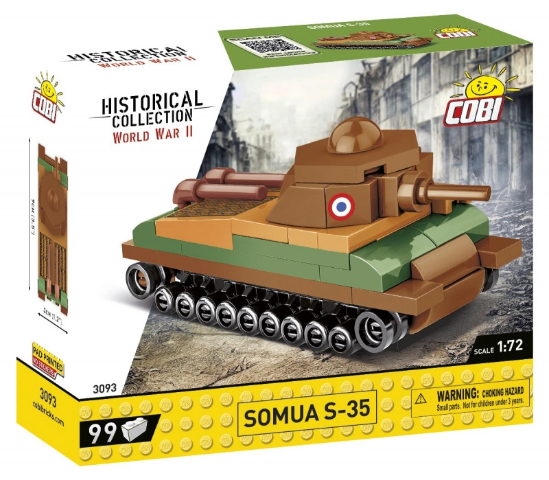 E-shop COBI 3093 Mini tank Typ Somua S 35 1:72