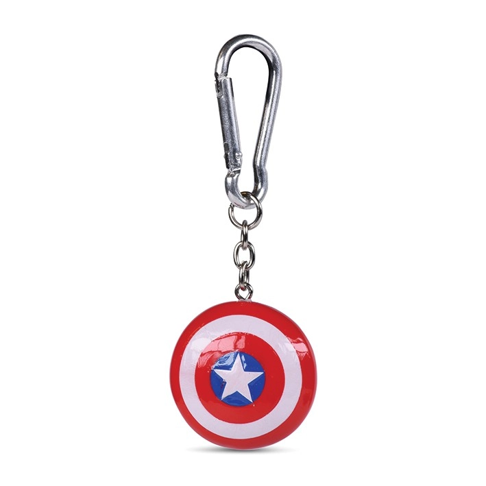 E-shop Pyramid Prívesok na kľúče International Captain America Shield 3D