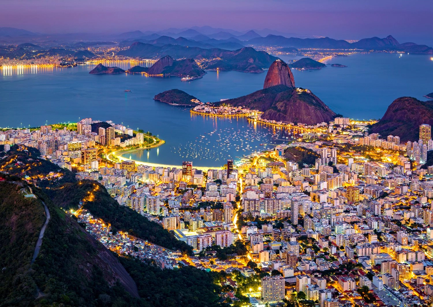 E-shop ENJOY Rio de Janeiro v noci Brazílie 1000 dielov