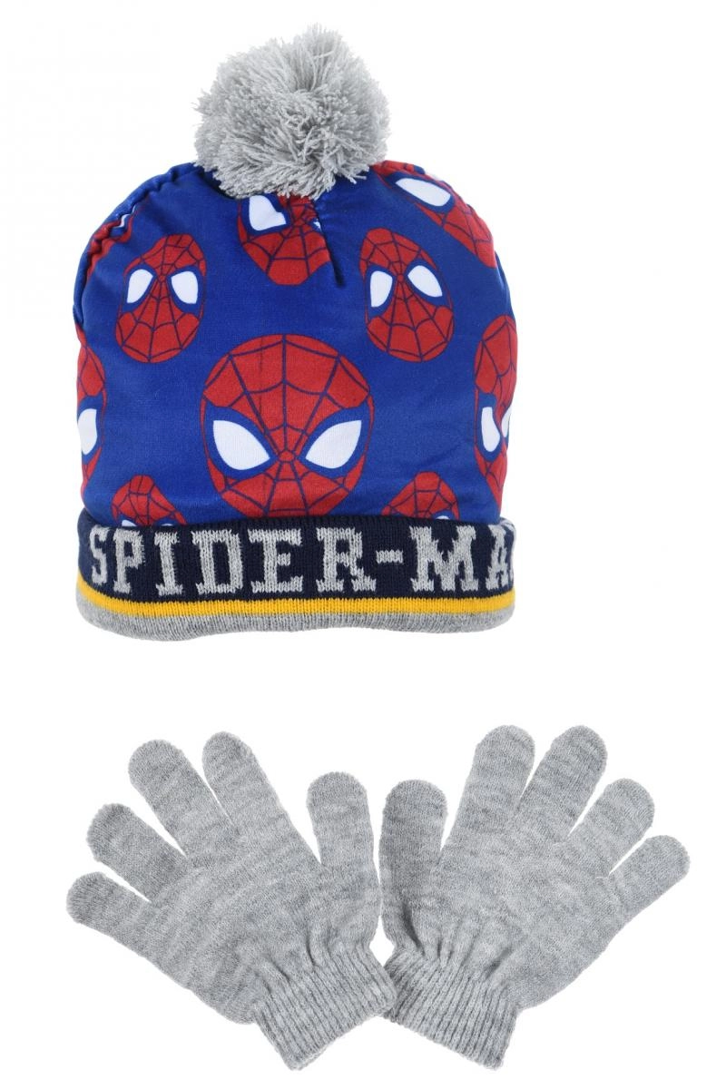 Detská čiapka a rukavice Spiderman