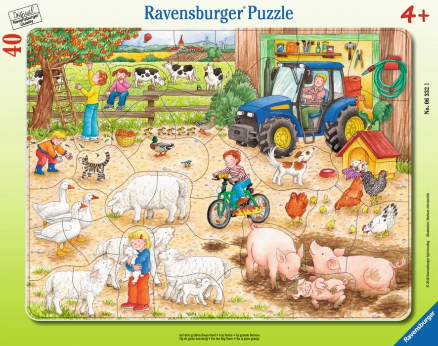 E-shop Ravensburger puzzle Na veľkom statku 40 dielikov