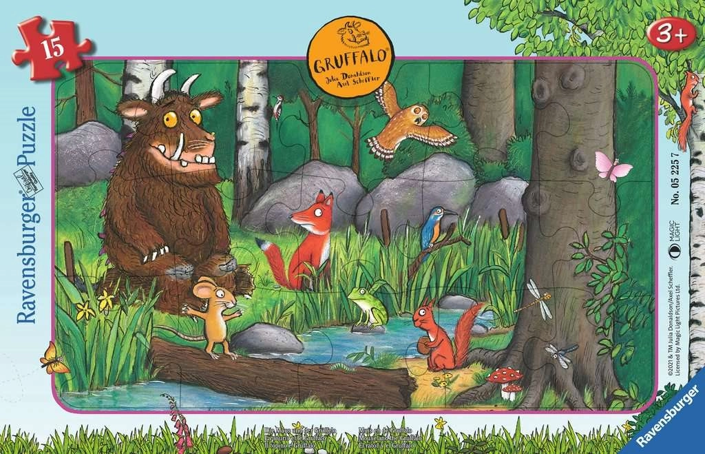 E-shop Puzzle Myš a Gruffalo od Ravensburger, 15 dielov