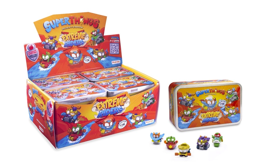 E-shop SuperThings sada figúrok Extreme Riders v plechovke