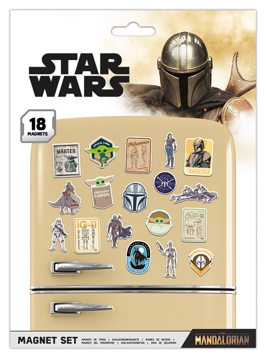 E-shop Pyramid International Sada magnetek Star Wars Mandalorian 18 ks
