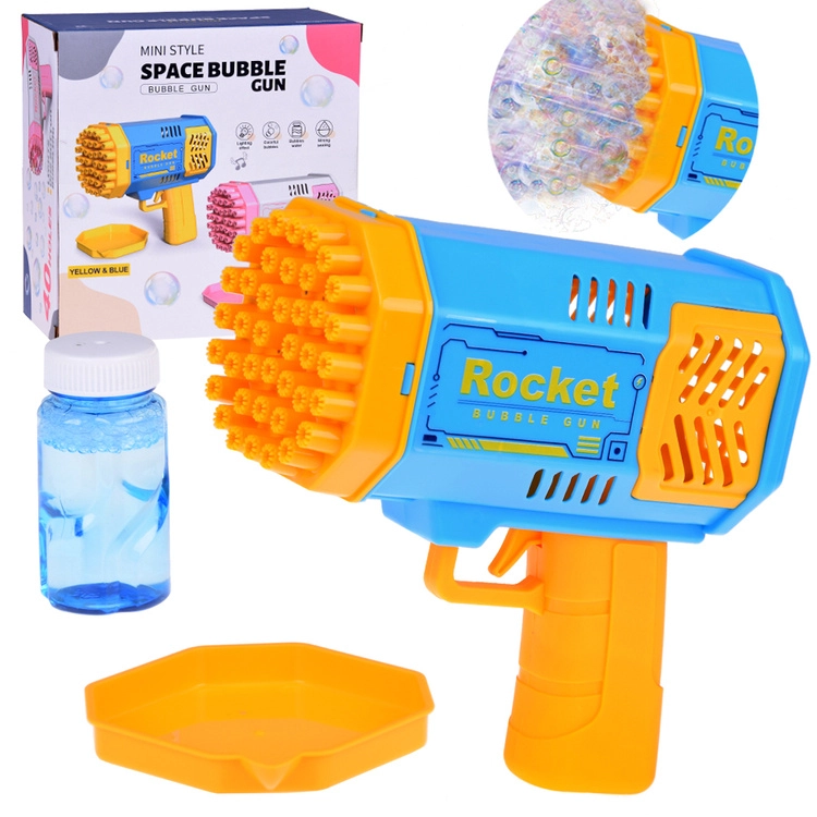 E-shop ZA4976NI Bazuka na mydlové bubliny Rocket Oranžová