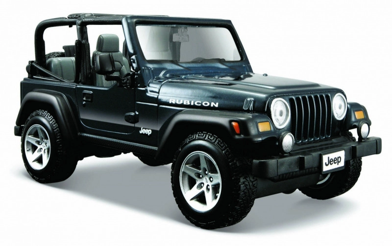 Maisto Jeep Wrangler Rubicon modrá 1:27