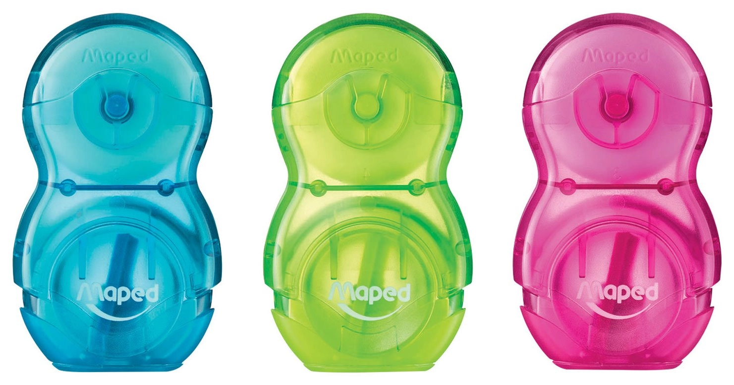 E-shop MAPED strúhadlo s gumou (mix farieb)