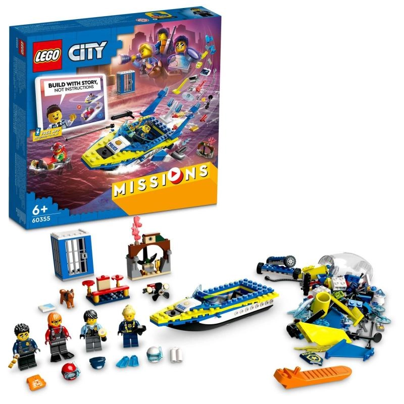 E-shop LEGO® City 60355 Misia detektíva pobrežnej stráže