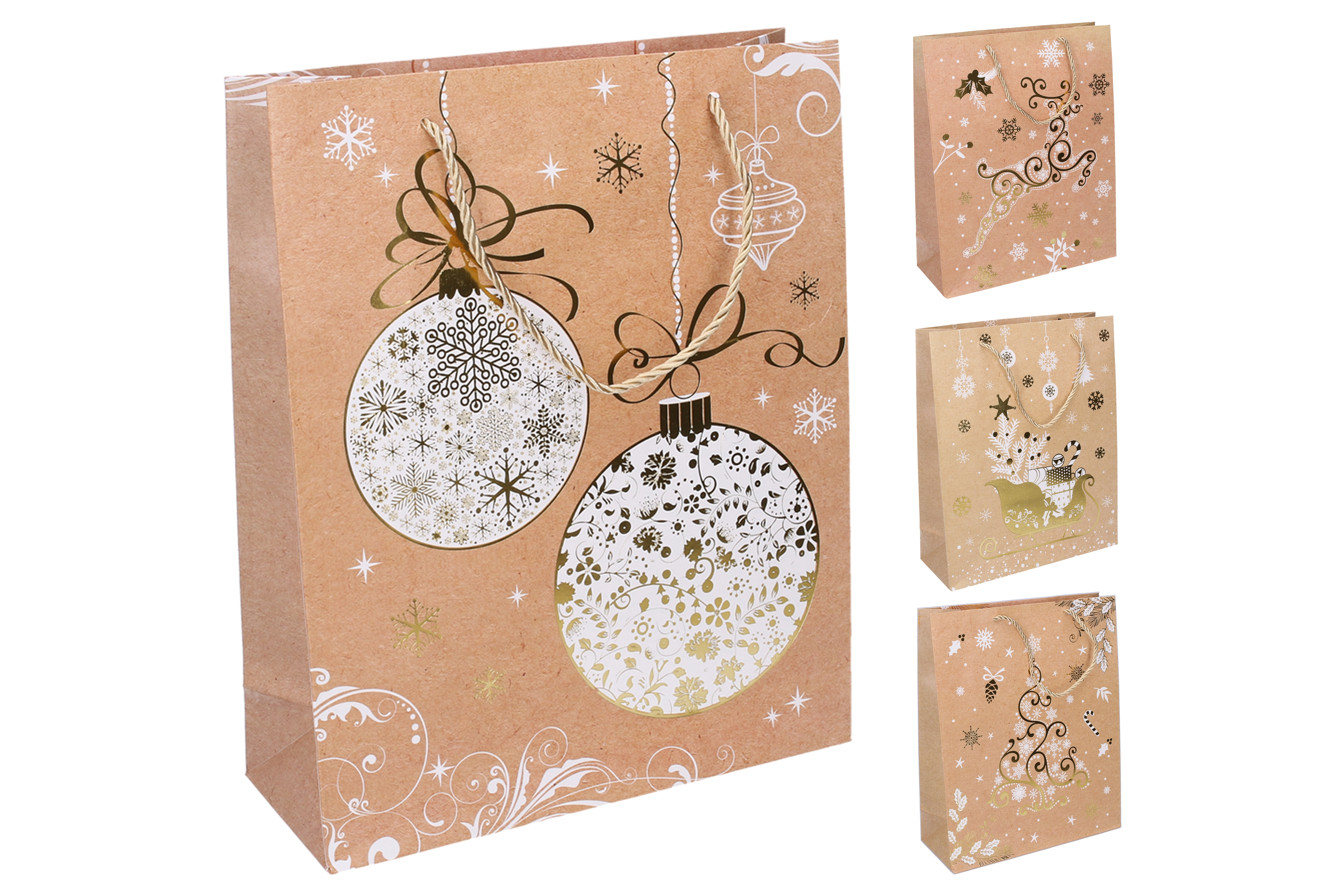 E-shop Vianočná darčeková taška 30x41x12cm - náhodný