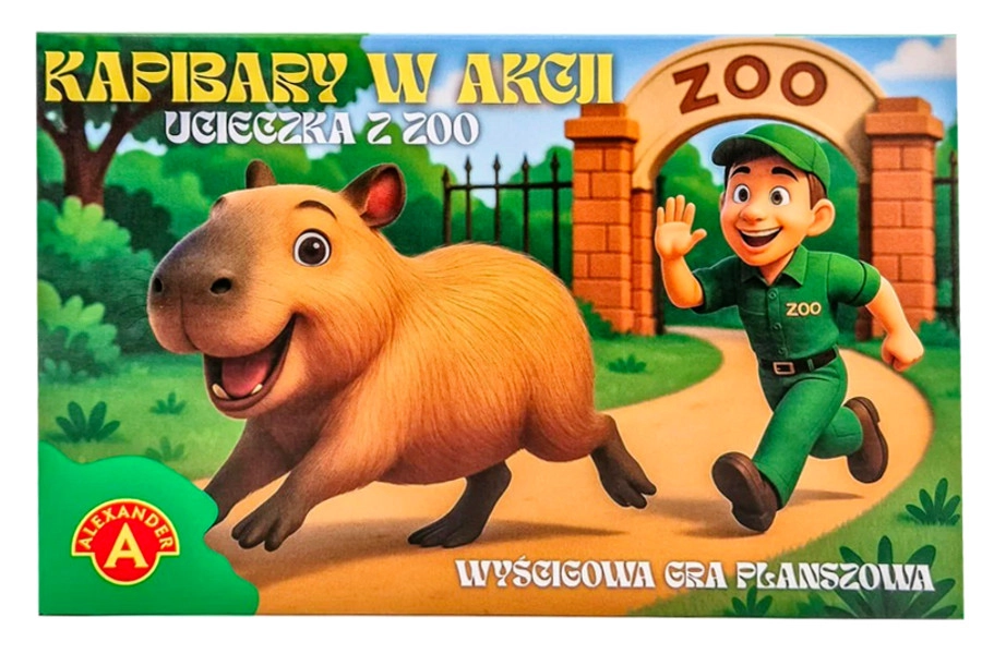 E-shop Rodinná stolová hra Kapybary v akcii: Útek zo zoo