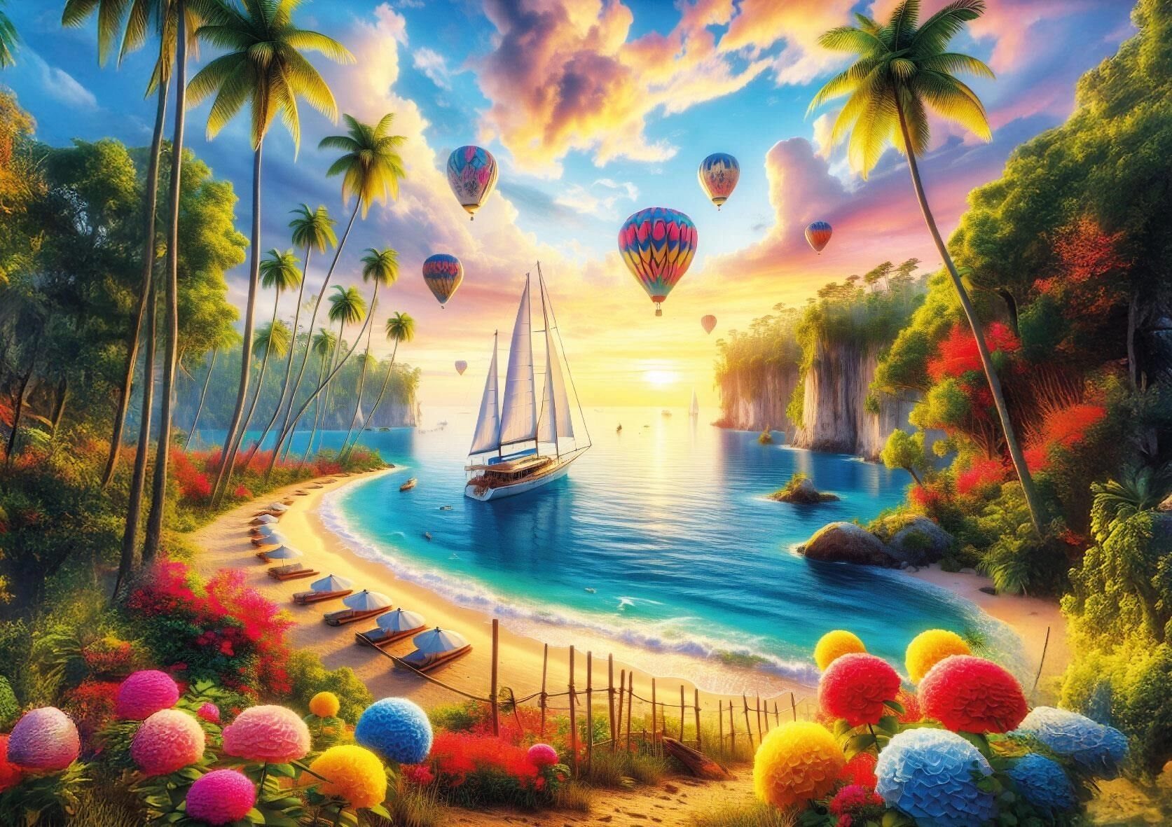 Puzzle Azúrové sny 260 dielikov