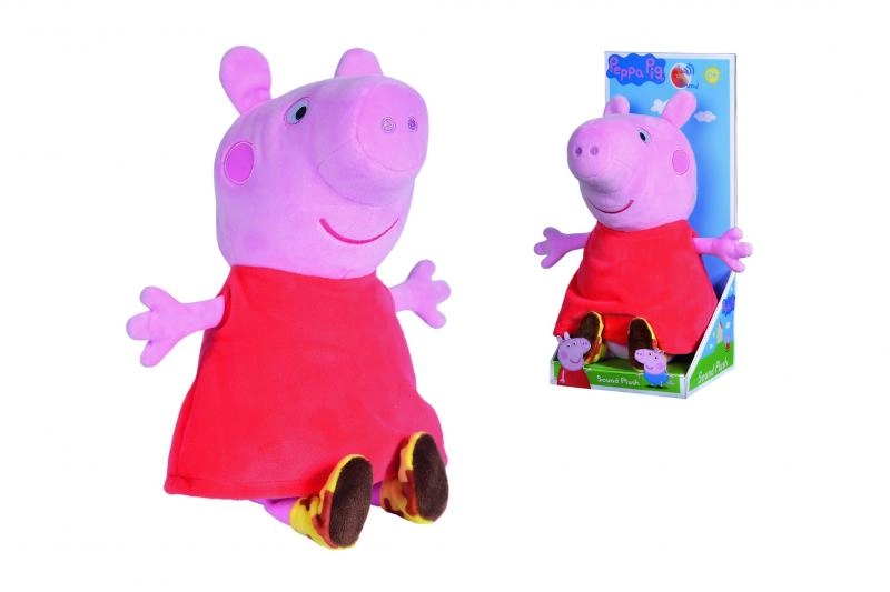 E-shop Simba Prasátko Peppa plyšová se zvuky 25 cm