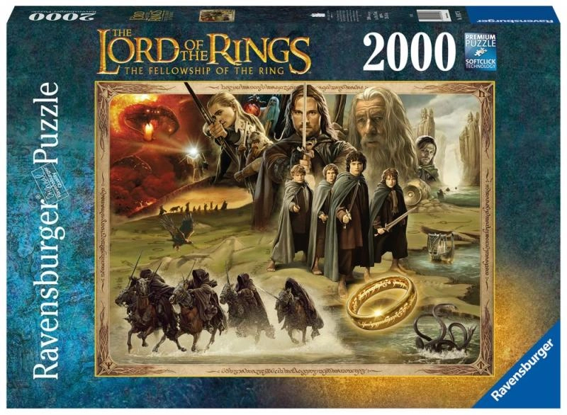 E-shop Ravensburger Pán prsteňov: Spoločenstvo prsteňa 2000 dielov