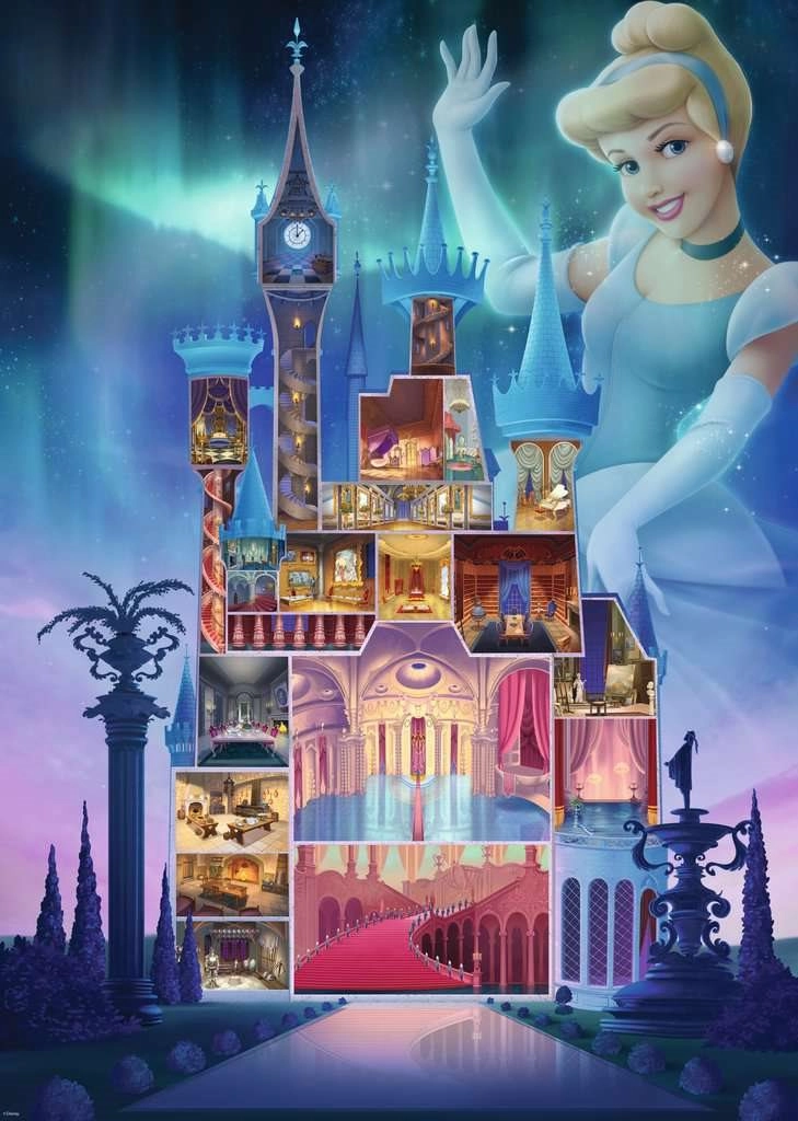 E-shop RAVENSBURGER Disney Castle Collection: Popoluška 1000 dielov