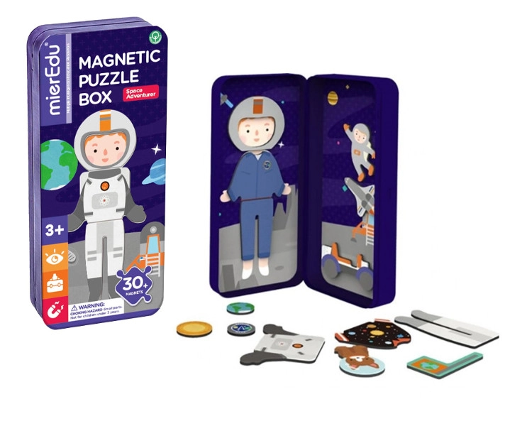 E-shop MierEdu Cestovní magnetické puzzle astronaut