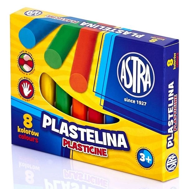 E-shop Astra Plastelína základná 8 farieb