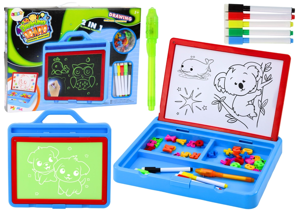 E-shop Magnetická kresliaca tabuľa 2v1 s maľovaním svetlom