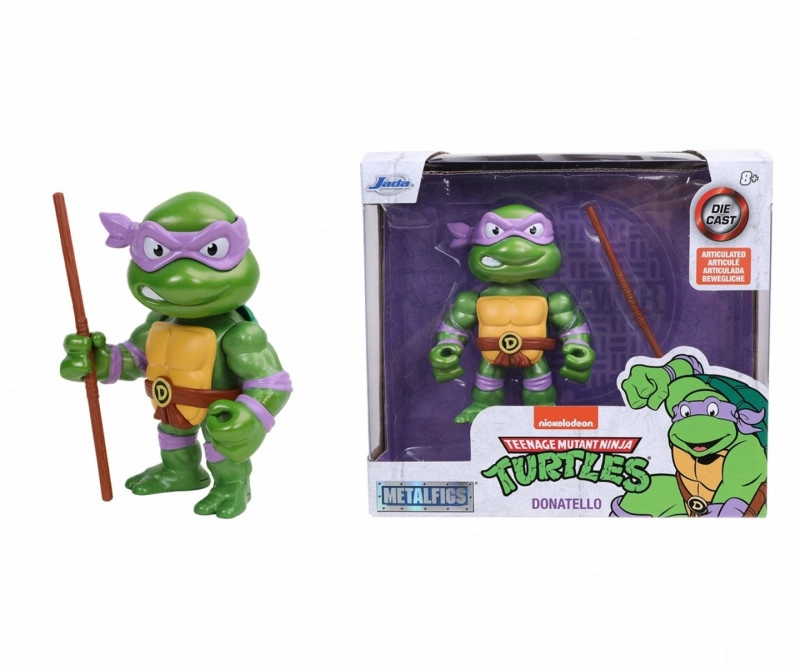 E-shop Simba Toys Jada Turtles 4 Donatello s príslušenstvom fialová 10 cm