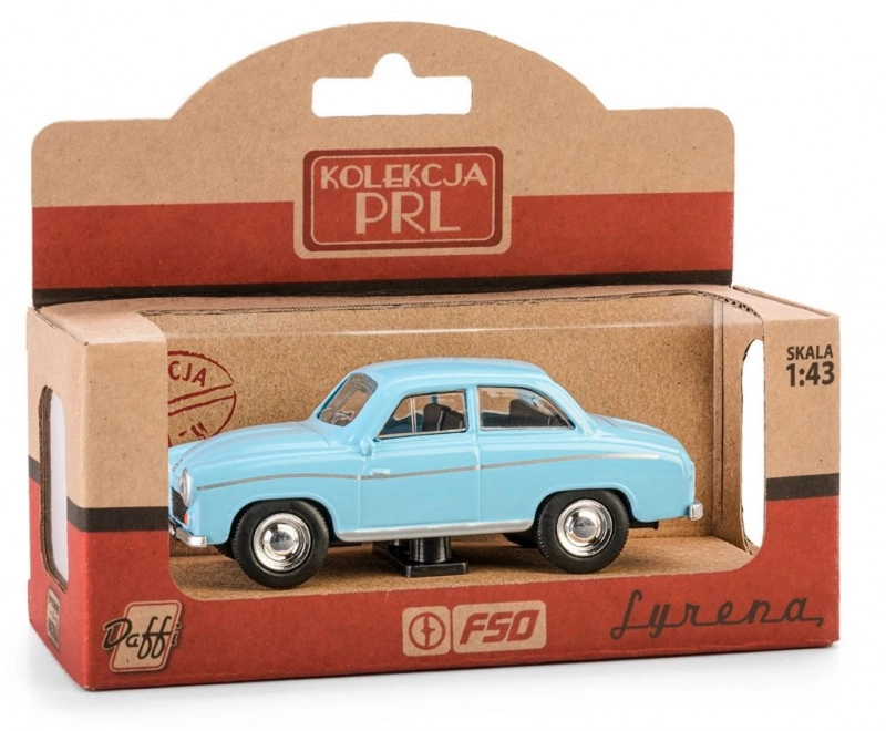 E-shop Pojazdný model PRL Syrena 104 – modrý 1:43 die-cast