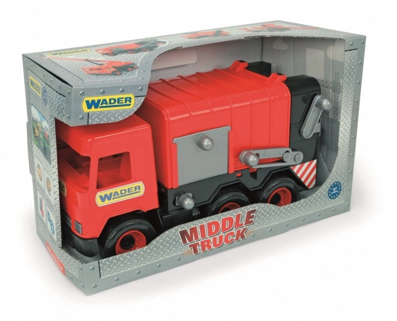 Wader Smetiarske auto červené 38cm